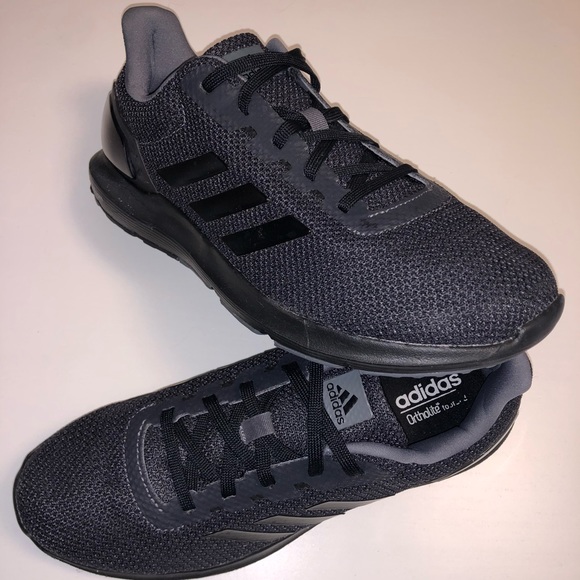 adidas Shoes - Black Adidas Cloudfoam Tennis Shoes